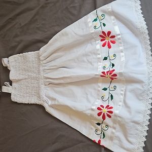 Toddlers Mexican floral dress